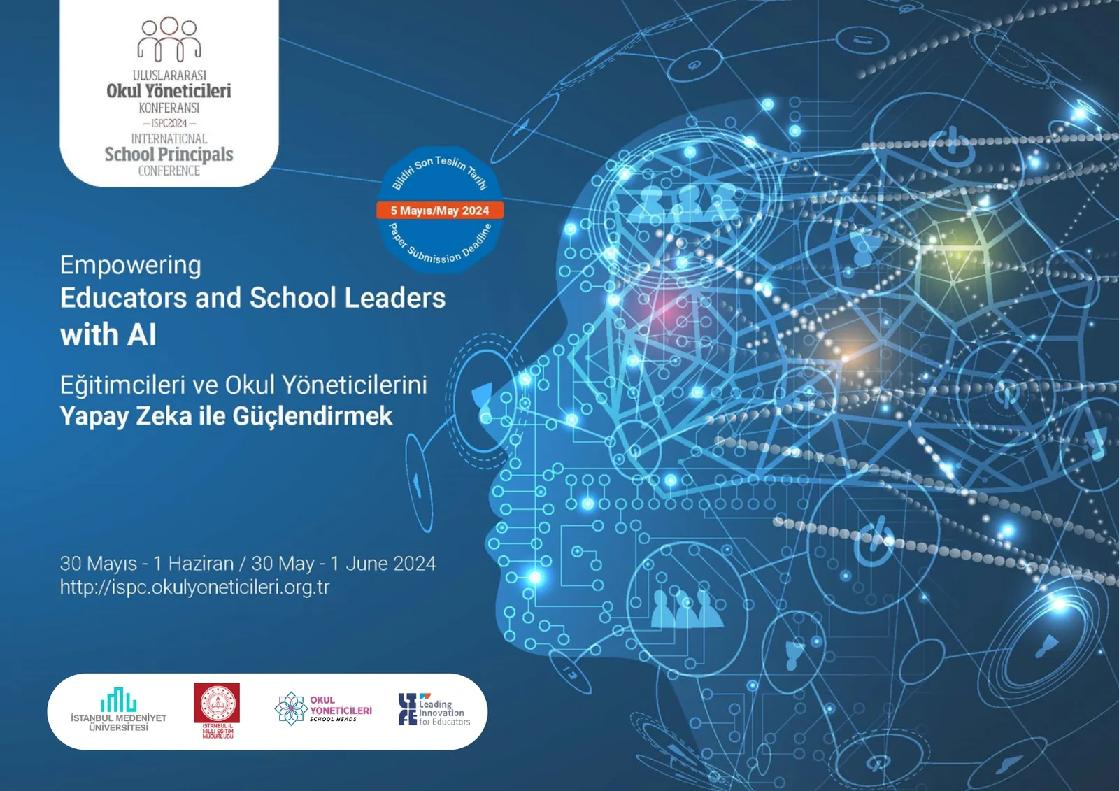 2024 Yapay Zekâ ile Güçlenen Liderlik konferans afişi