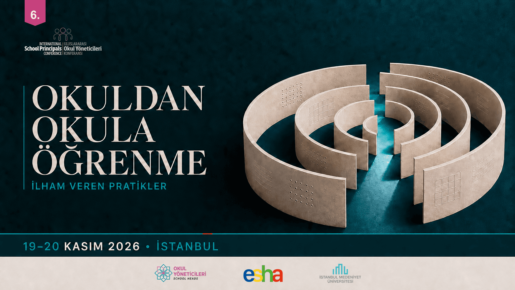 ISPC 2026 Okuldan Okula Öğrenme resmî konferans afişi
